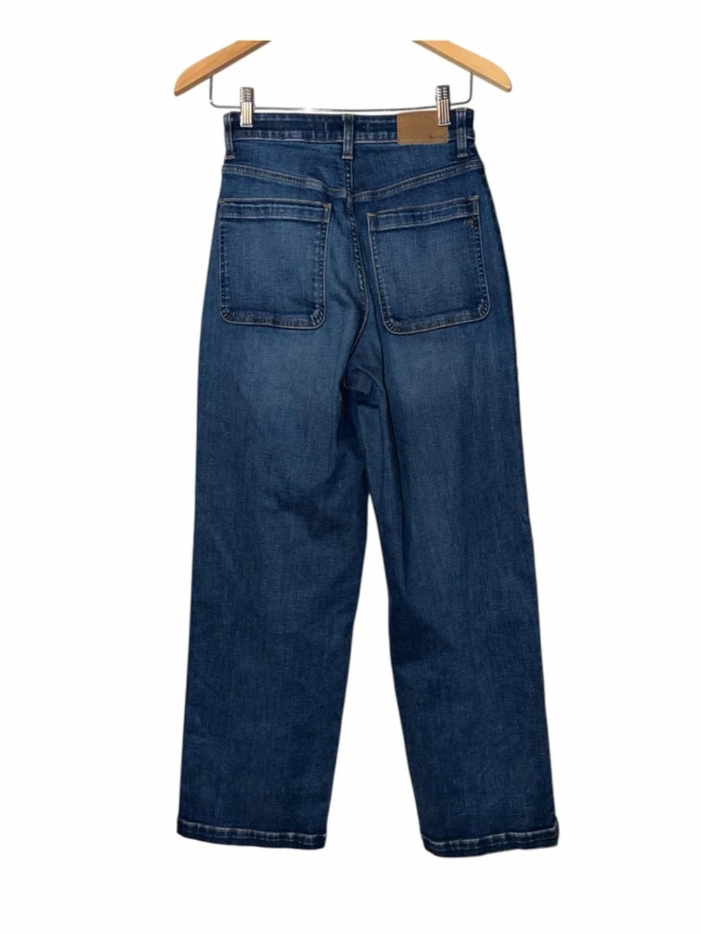 Madewell The Emmett Wide-Leg Full Curvy Jeans Size 26 - Picture 4 of 9